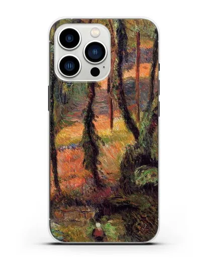 Чехол Лесистая тропа (Гоген Поль) силиконовый для iPhone 13 Pro