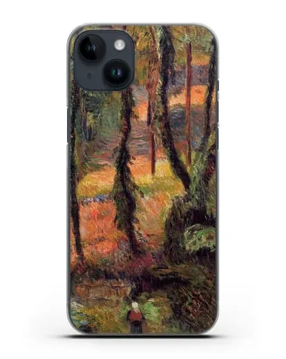 Чехол Лесистая тропа (Гоген Поль) силиконовый для iPhone 14 Plus