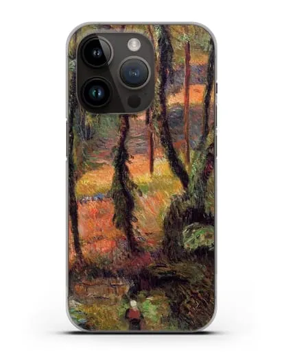 Чехол Лесистая тропа (Гоген Поль) силиконовый для iPhone 14 Pro