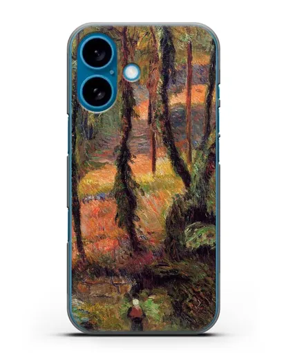 Чехол Лесистая тропа (Гоген Поль) силиконовый для iPhone 16