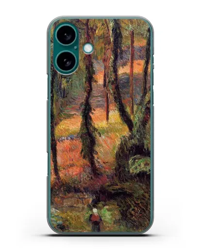 Чехол Лесистая тропа (Гоген Поль) силиконовый для iPhone 16 Plus