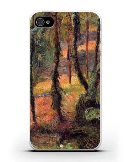 Чехол Лесистая тропа (Гоген Поль) силиконовый для iPhone 4/4s