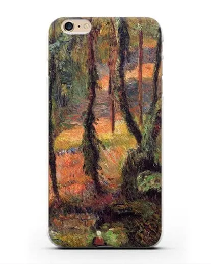 Чехол Лесистая тропа (Гоген Поль) силиконовый для iPhone 6 Plus