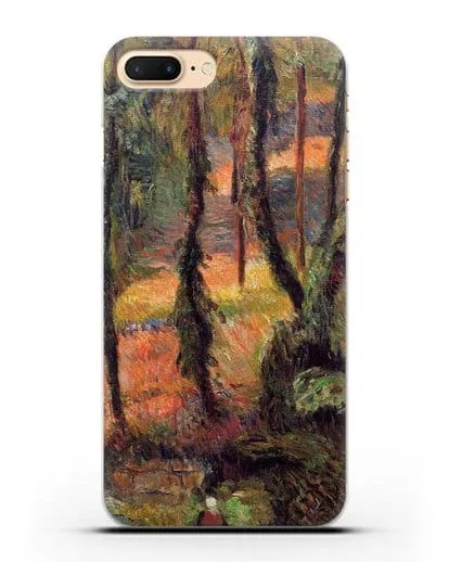 Чехол Лесистая тропа (Гоген Поль) силиконовый для iPhone 8 Plus