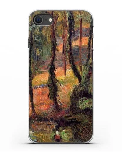Чехол Лесистая тропа (Гоген Поль) силиконовый для iPhone SE 2020