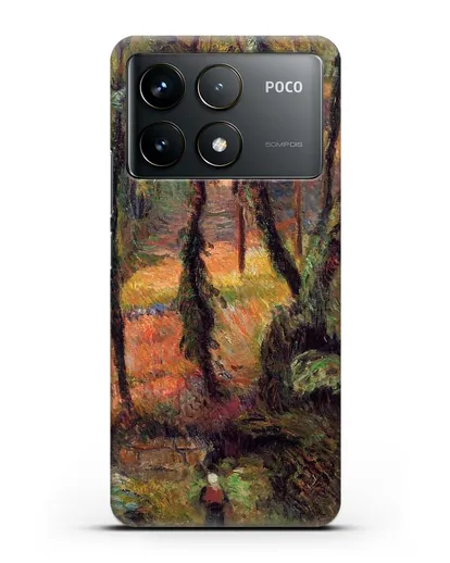 Чехол Лесистая тропа (Гоген Поль) силиконовый для Xiaomi Poco F6 Pro