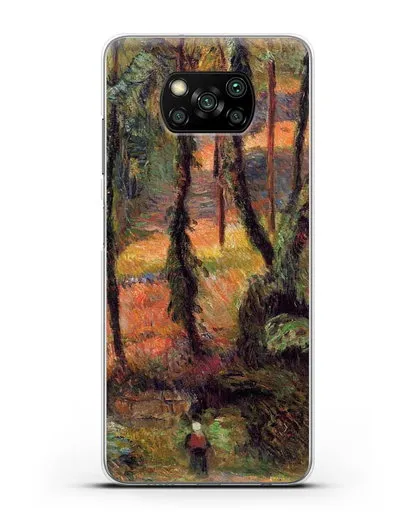 Чехол Лесистая тропа (Гоген Поль) силиконовый для Xiaomi Poco X3 Pro