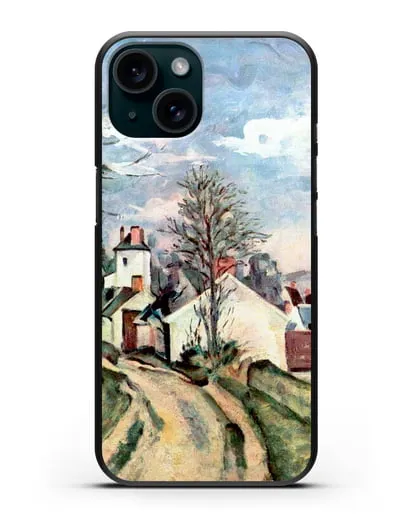 Чехол Дом доктора Гаше в Овере (Сезанн Поль) силиконовый для iPhone 15