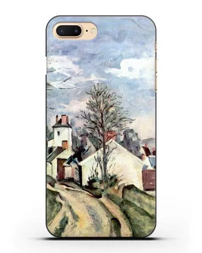 Чехол Дом доктора Гаше в Овере (Сезанн Поль) силиконовый для iPhone 8 Plus
