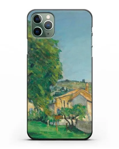 Чехол Каштаны и усадьба Жас-де-Буффан (Сезанн Поль) силиконовый для iPhone 11 Pro