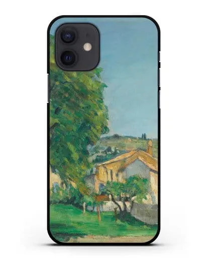 Чехол Каштаны и усадьба Жас-де-Буффан (Сезанн Поль) силиконовый для iPhone 12