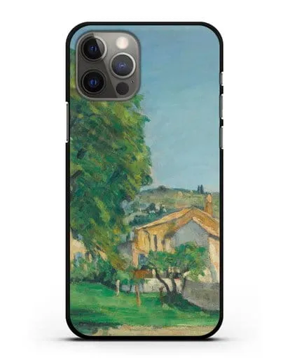 Чехол Каштаны и усадьба Жас-де-Буффан (Сезанн Поль) силиконовый для iPhone 12 Pro
