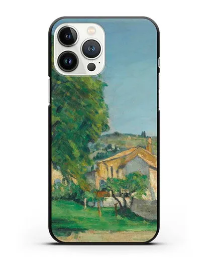 Чехол Каштаны и усадьба Жас-де-Буффан (Сезанн Поль) силиконовый для iPhone 13 Pro Max