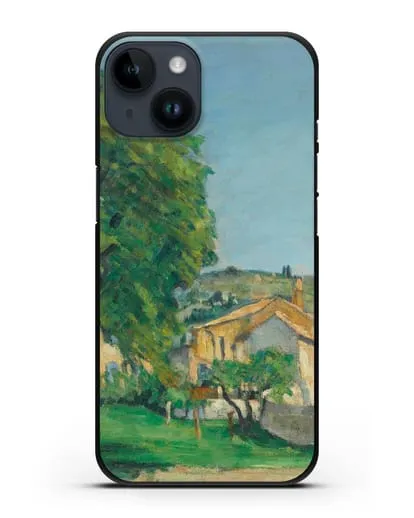 Чехол Каштаны и усадьба Жас-де-Буффан (Сезанн Поль) силиконовый для iPhone 14