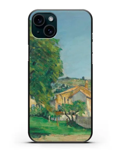 Чехол Каштаны и усадьба Жас-де-Буффан (Сезанн Поль) силиконовый для iPhone 15 Plus