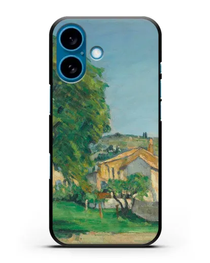 Чехол Каштаны и усадьба Жас-де-Буффан (Сезанн Поль) силиконовый для iPhone 16