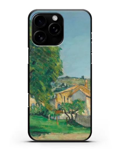 Чехол Каштаны и усадьба Жас-де-Буффан (Сезанн Поль) силиконовый для iPhone 16 Pro Max
