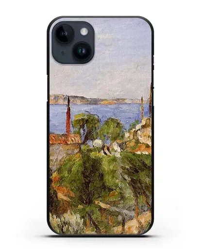 Чехол Пейзаж. Этюд природы (Сезанн Поль) силиконовый для iPhone 14 Plus