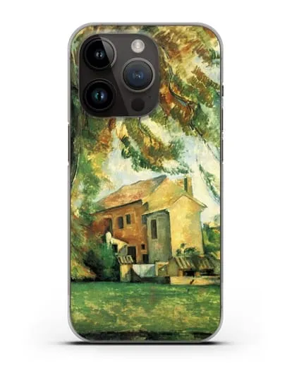 Чехол Пруд Жас-де-Буффан (Сезанн Поль) силиконовый для iPhone 14 Pro