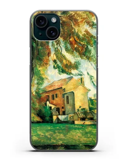 Чехол Пруд Жас-де-Буффан (Сезанн Поль) силиконовый для iPhone 15 Plus