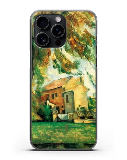 Чехол Пруд Жас-де-Буффан (Сезанн Поль) силиконовый для iPhone 15 Pro Max