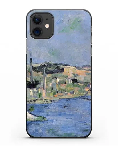 Чехол Залив Л'Эстак и Сен-Анри (Сезанн Поль) силиконовый для iPhone 11