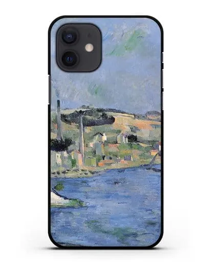 Чехол Залив Л'Эстак и Сен-Анри (Сезанн Поль) силиконовый для iPhone 12