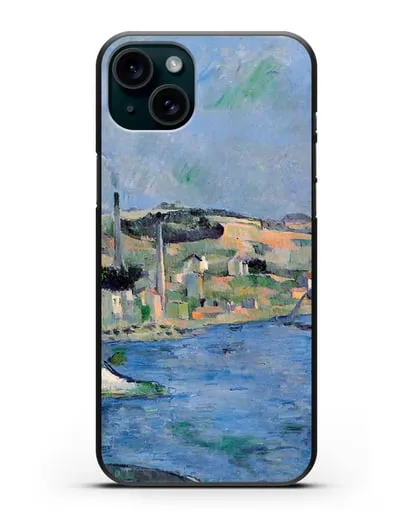 Чехол Залив Л'Эстак и Сен-Анри (Сезанн Поль) силиконовый для iPhone 15 Plus