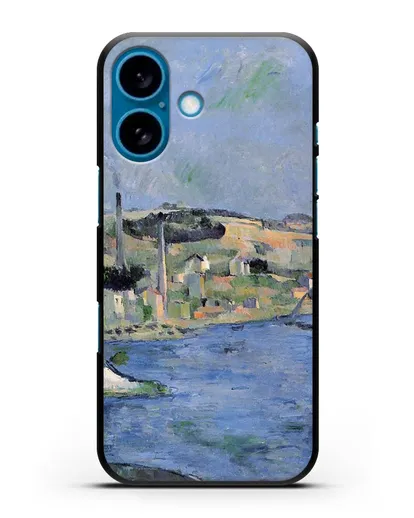 Чехол Залив Л'Эстак и Сен-Анри (Сезанн Поль) силиконовый для iPhone 16