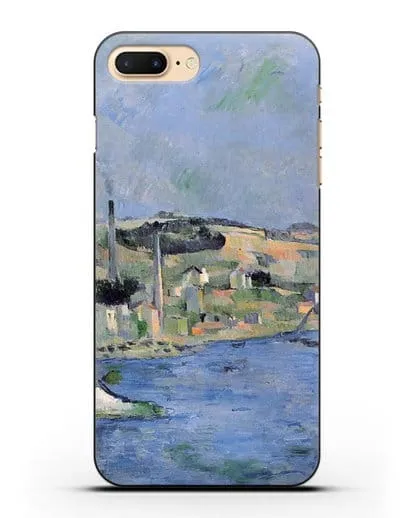 Чехол Залив Л'Эстак и Сен-Анри (Сезанн Поль) силиконовый для iPhone 8 Plus