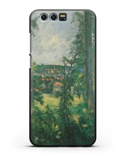 Чехол Овер. Вид неподалеку (Сезанн Поль) силиконовый для Honor 9