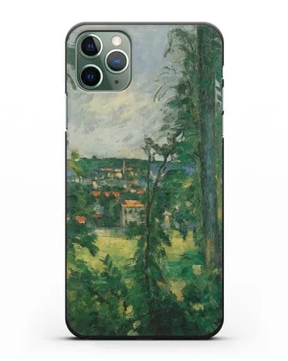 Чехол Овер. Вид неподалеку (Сезанн Поль) силиконовый для iPhone 11 Pro