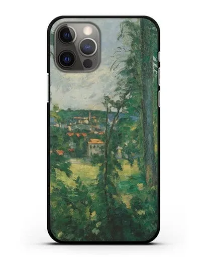 Чехол Овер. Вид неподалеку (Сезанн Поль) силиконовый для iPhone 12 Pro