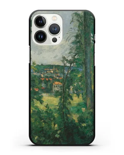 Чехол Овер. Вид неподалеку (Сезанн Поль) силиконовый для iPhone 13 Pro Max