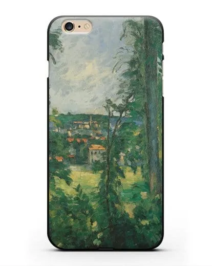 Чехол Овер. Вид неподалеку (Сезанн Поль) силиконовый для iPhone 6s Plus