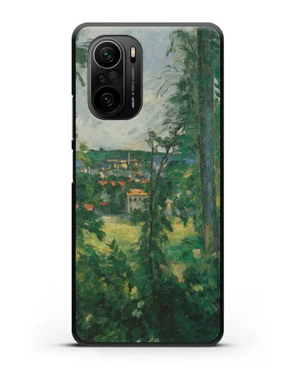 Чехол Овер. Вид неподалеку (Сезанн Поль) силиконовый для Xiaomi Poco F3 Pro