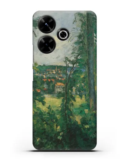 Чехол Овер. Вид неподалеку (Сезанн Поль) силиконовый для Xiaomi Poco M6