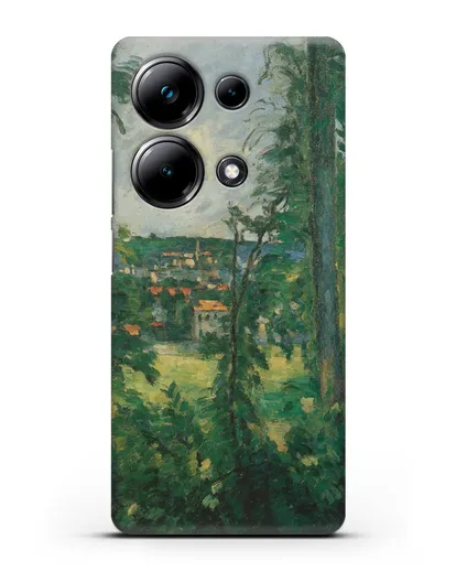 Чехол Овер. Вид неподалеку (Сезанн Поль) силиконовый для Xiaomi Poco M6 Pro