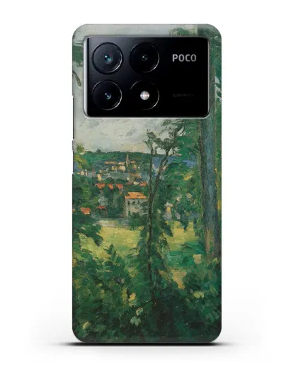 Чехол Овер. Вид неподалеку (Сезанн Поль) силиконовый для Xiaomi Poco X6 Pro