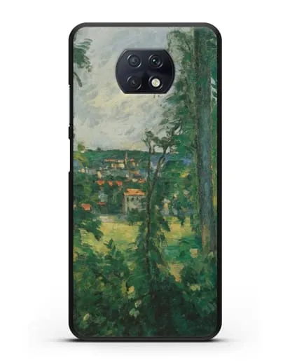 Чехол Овер. Вид неподалеку (Сезанн Поль) силиконовый для Xiaomi Redmi Note 9T