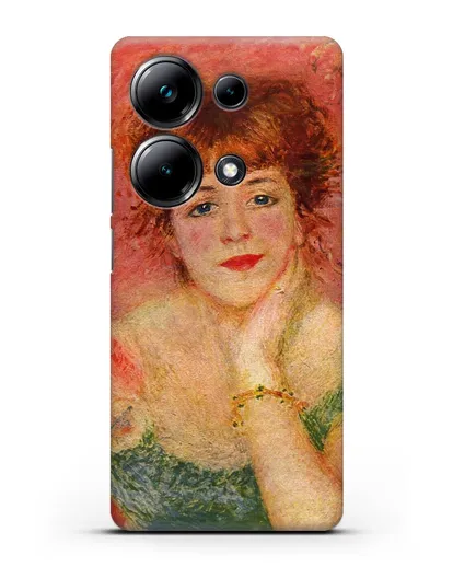 Чехол Портрет Жанны Самари (Ренуар Пьер Огюст) силиконовый для Xiaomi Poco M6 Pro