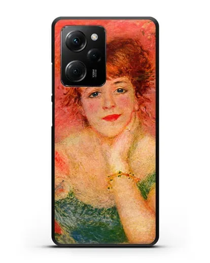 Чехол Портрет Жанны Самари (Ренуар Пьер Огюст) силиконовый для Xiaomi Poco X5 Pro