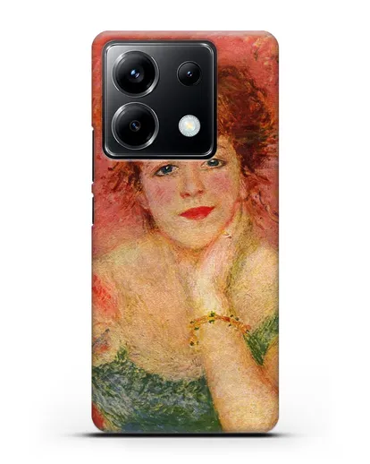 Чехол Портрет Жанны Самари (Ренуар Пьер Огюст) силиконовый для Xiaomi Poco X6