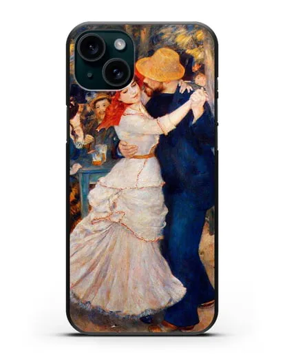 Чехол Танец в Буживале (Ренуар Пьер Огюст) силиконовый для iPhone 15 Plus
