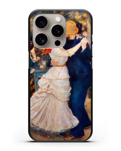 Чехол Танец в Буживале (Ренуар Пьер Огюст) силиконовый для iPhone 15 Pro