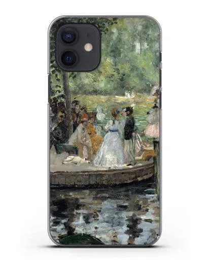 Чехол Лягушатник (Ренуар Пьер Огюст) силиконовый для iPhone 12