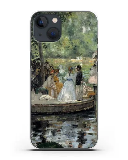Чехол Лягушатник (Ренуар Пьер Огюст) силиконовый для iPhone 13