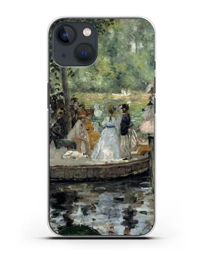 Чехол Лягушатник (Ренуар Пьер Огюст) силиконовый для iPhone 13 Mini