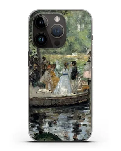 Чехол Лягушатник (Ренуар Пьер Огюст) силиконовый для iPhone 14 Pro