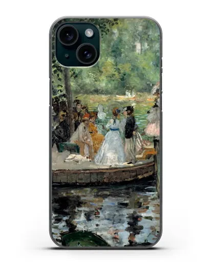 Чехол Лягушатник (Ренуар Пьер Огюст) силиконовый для iPhone 15 Plus